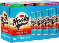 Hooky Vodka Soda Variety 8-pack 12 Oz